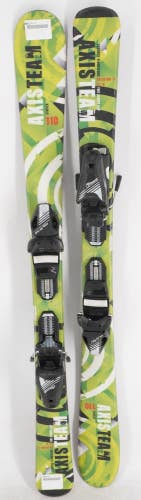 Axis Team Synflex Kids Skis with Bindings - 110 cm Used