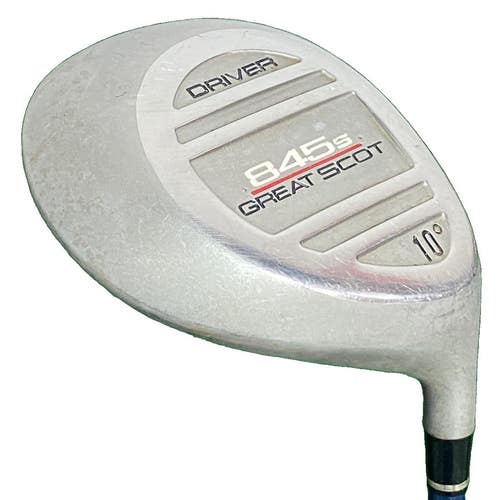 Tommy Armour 845s Great Scot Driver 10* RH Men's Stiff Graphite 44" Factory Grip
