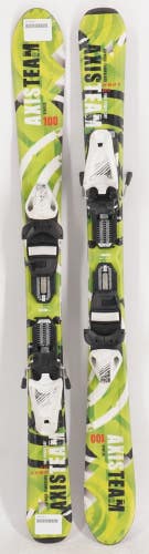 Axis Team Synflex Kids Skis with Bindings - 100 cm Used
