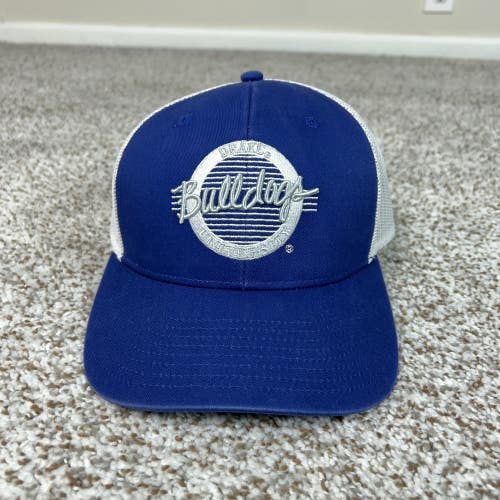 Drake Bulldogs Hat Men One Size Blue Game Trucker Snapback Circle NCAA College