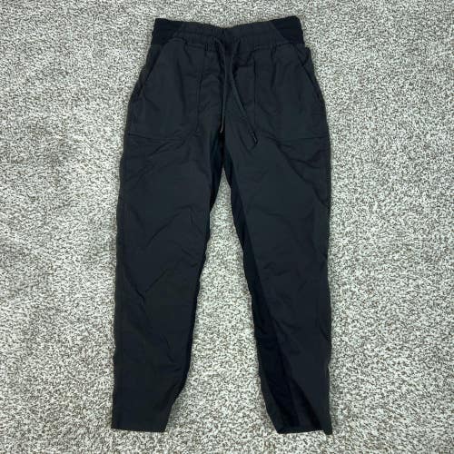 Lululemon Pants Womens 6 Black Jogger Tapered Pockets Beyond the Studio Workout