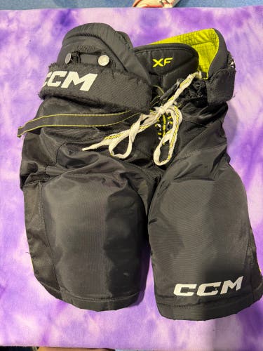 Black Junior Large CCM Tacks XF Hockey Pants (Used)