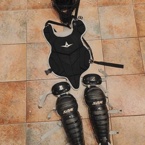 Black/White All Star League Series Catcher's Set (Used)