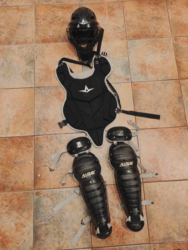 Black/White All Star League Series Catcher's Set (Used)
