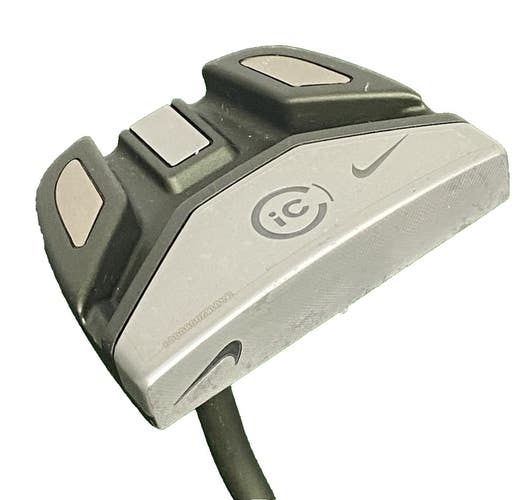 Nike Golf IC 2020 A Mallet Putter RH Green Steel Shaft 35" New Midsize Grip Nice