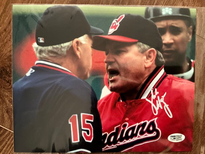 Mike Hargrove Autographed Signed 8x10 Photo Cleveland Indians MLB COA Manager