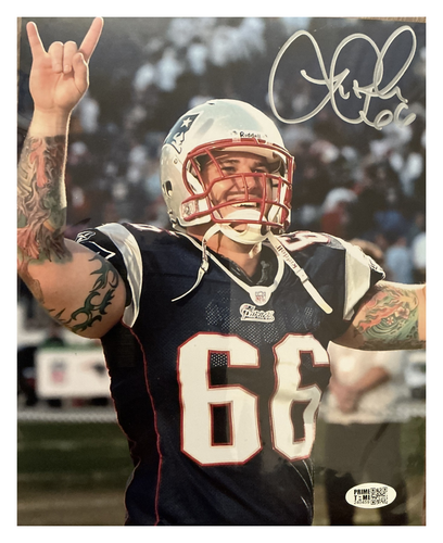 Lonie Paxton Autographed Signed 8x10 Photo New England Patriots NFL COA SB Champ