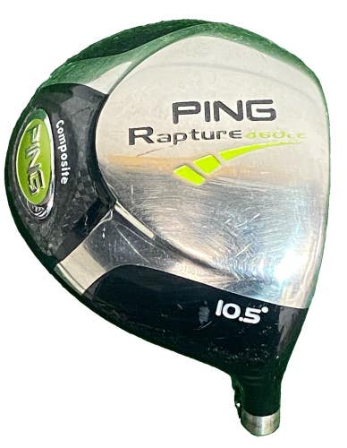 Ping Rapture 460cc Composite 10.5* Driver Head Only RH .350 Diameter Component