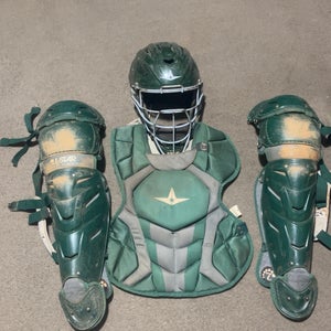 Green All Star System 7 Catcher's Set (Used)