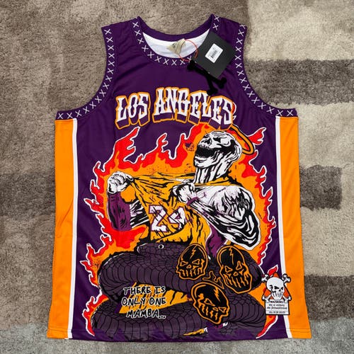 Los Angeles Lakers Kobe Bryant #8 Custom Authentic Jersey