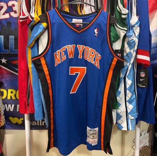 New York Knicks Carmelo Anthony #7 Throwback NBA Jersey