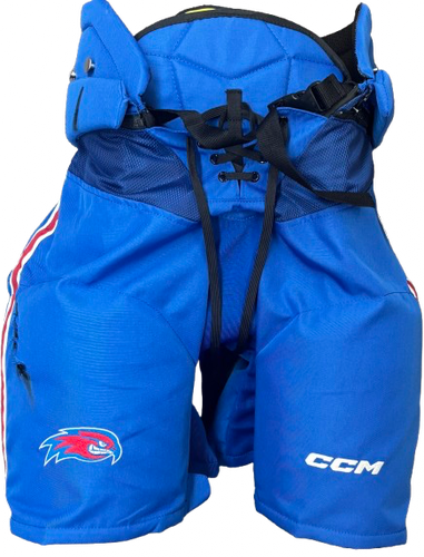 CCM HPTK Pro Stock Hockey Pants Custom Large NCAA UML USED #12 (16398)