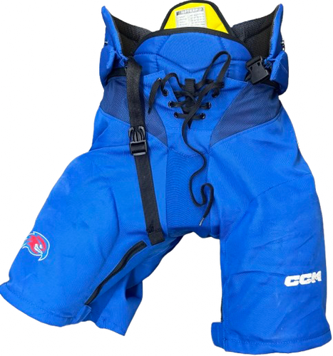 CCM HPTKXP Pro Stock Hockey Pants Custom Medium UML NCAA USED #90 (16403)