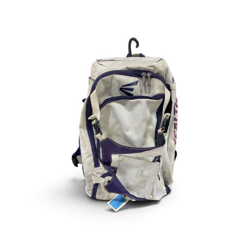 Used Easton STEALTH BACKPACK BB/SB Player Backpack White And Purple 11735-S000370934
