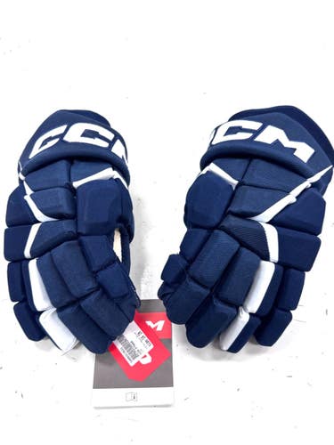 Used CCM FT680 Senior Gloves Navy Blue 14" 11860-S000317631