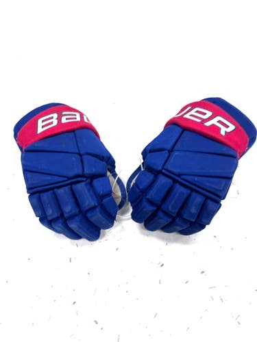 Used Bauer JR AMERKS Junior Gloves Royal Blue 12" 11860-S000317629