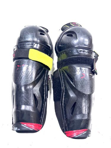 Used Bauer X2.9 Junior Shin Guards Black 11" 11860-S000317617