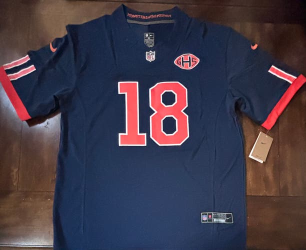 Chicago Bears Caleb Williams #18  Stitched  Rivalries Jersey Adult XL NWT