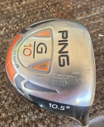 46.75 IN PING G-10 TITIANUM 460CC 10.5 DEG DRIVER GOLF CLUB VERY NICE win10