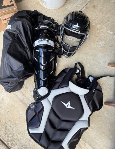 Black/Gray All Star Catcher's Set