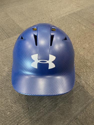 Used Under Armour CHARGED HELMET Batting Helmet No Mask Royal Blue SM 11614-S000246312