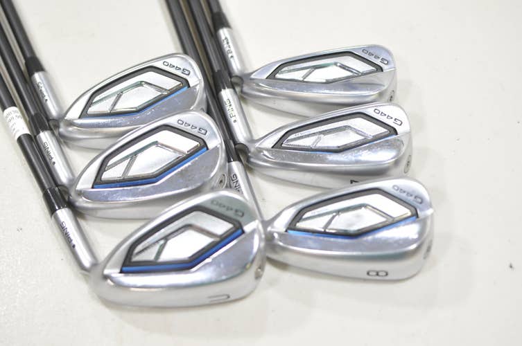 Ping G440 6-W, UW Iron Set Regular Flex Right Alta CB AWT Graphite Black #230030
