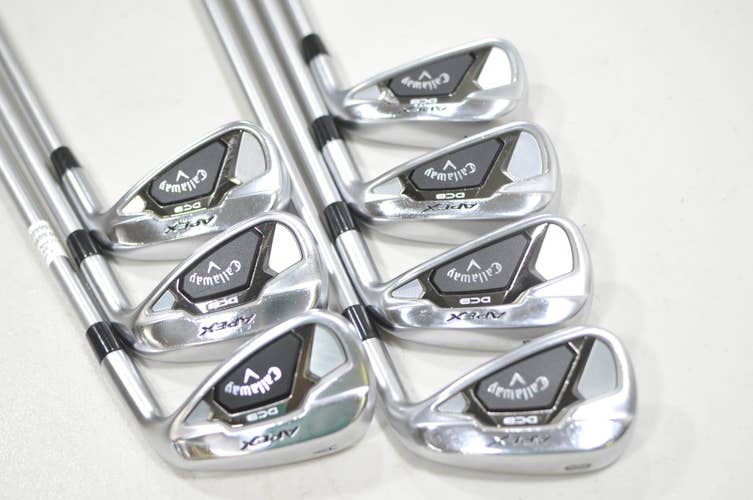 Callaway Apex 21 DCB 5-PW, AW Iron Set Stiff RH KBS C-Taper Lite 110g #229997