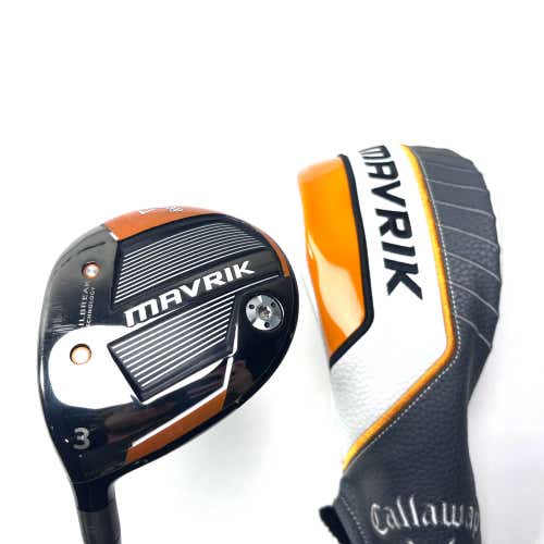 LEFTY Callaway Mavrik 3 Fairway 15* HZRDUS 5.5 T800 65g Regular LH HC -1/2''