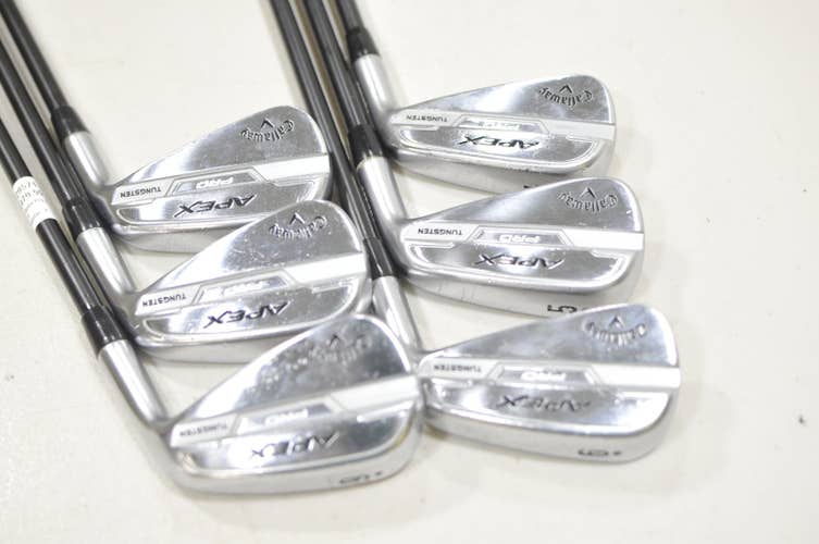 Callaway Apex Pro 21 4-9 Iron Set Regular Flex Right KBS PGI 70 Graphite #229571