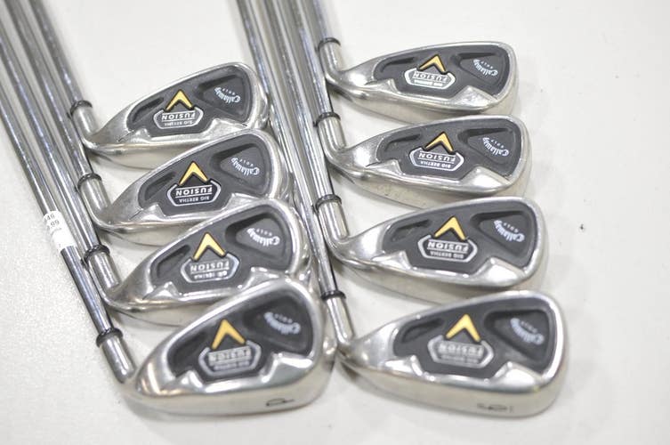 Callaway Big Bertha Fusion 3-PW Iron Set Uniflex RH N.S. Pro 990GH Steel #229646