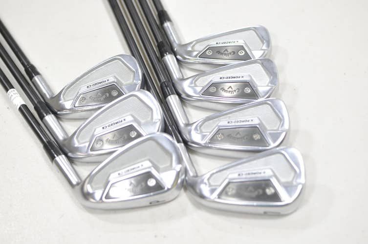 Callaway X Forged CB 21 4-PW Iron Set Regular RH KBS TGI 60 Graphite #229568