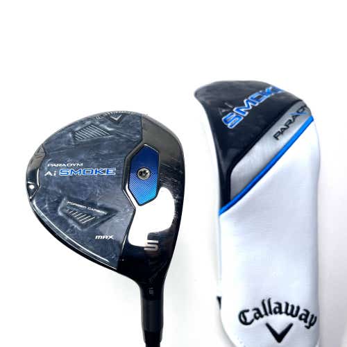 Callaway Paradym Ai Smoke Max 5 Fairway Wood 18* Tensei Blue AV Xlink Reg RH HC