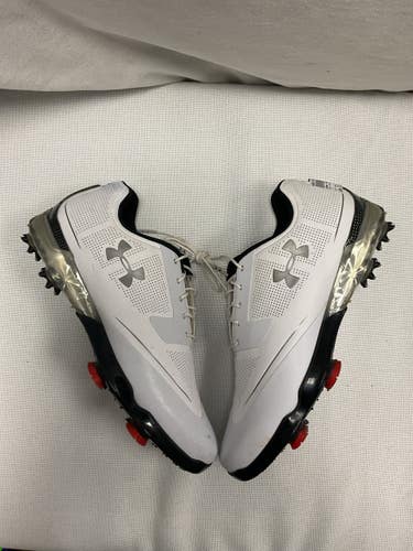 Used Under Armour Mens Golf Shoes White Senior 8.5 11490-S000278734