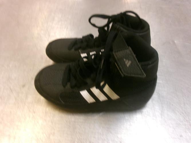 Used Adidas Wrestling Shoes Black Youth 11.0 11339-S000208119