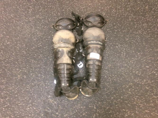 Used Rawlings SG Catchers Leg Guards Black Junior 11339-S000208118