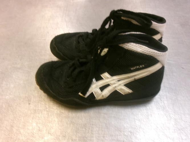 Used Asics MATFLEX Wrestling Shoes Black Junior 03.5 11339-S000208111