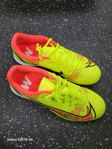 Used Nike MERCURIAL Soccer Indoor Shoes Yellow Senior 7 11849-S000045506