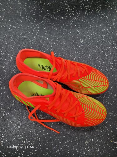Used Adidas PREDATOR Soccer Cleats Orange Senior 9 11849-S000045507