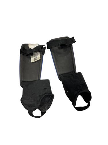 Used Adidas Soccer Shin Guards Youth Royal Blue SM 11847-S000040028