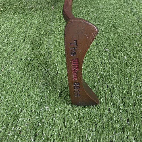 The Wilson 8806 Brass Forged Concave Blade Putter Fluted Steel Shaft RH 35"
