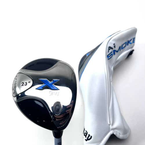 Callaway X 9 Fairway Wood 23* Fujikura 60g Regular Graphite Mens RH HC