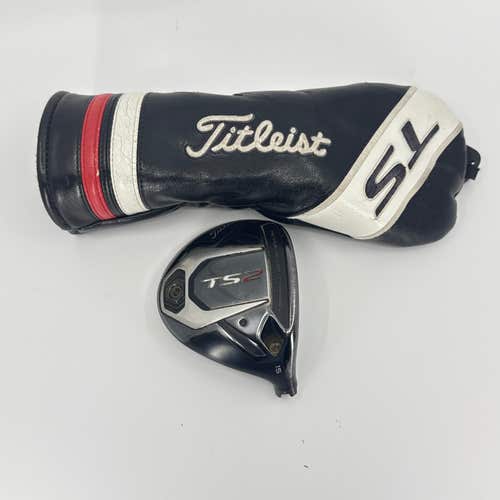Titleist TS2 15* 3 Wood Head RH Headcover Fairway Wood Used Golf Club