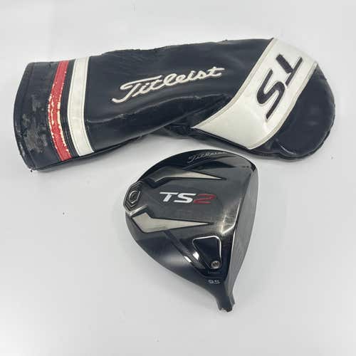 Titleist TS2 9.5* Driver Head RH Headcover Used Golf Club