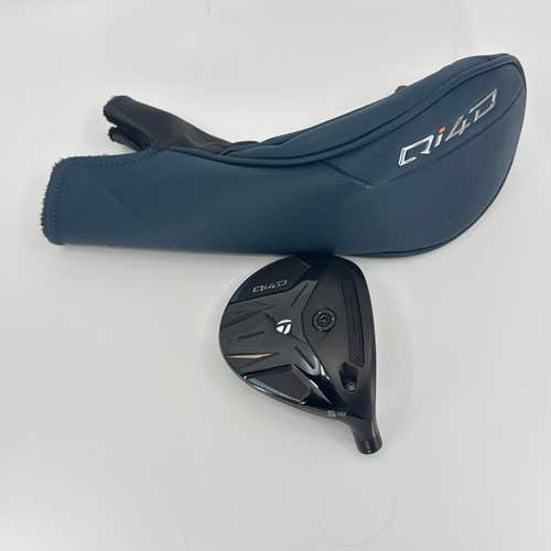 Taylormade Qi4D 18* 5 Wood Head RH Headcover Fairway Wood Used Golf Club