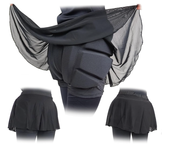 Skating Spirit Padded Shorts with Skirt - XL Women's (New)