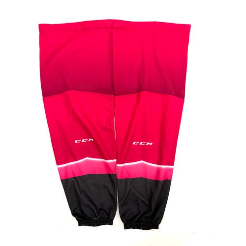 5 Pack - Used Game Socks Pink QMJHL (CHL)