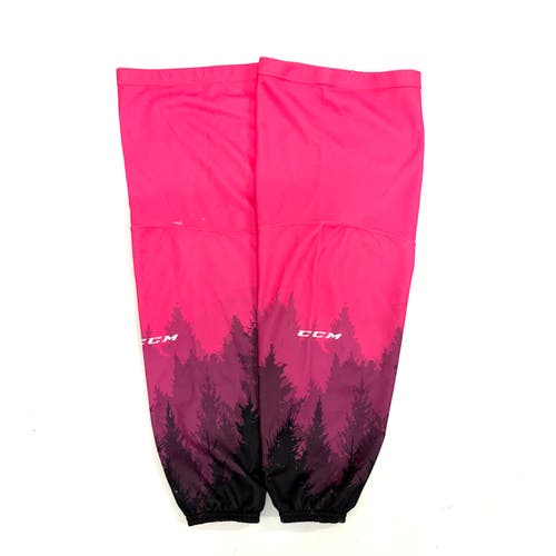 5 Pack - Used Game Socks Pink QMJHL (CHL)