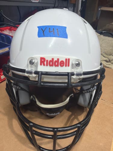 USED RIDDELL SPEED ICON YOUTH HELMET - LARGE - WHITE