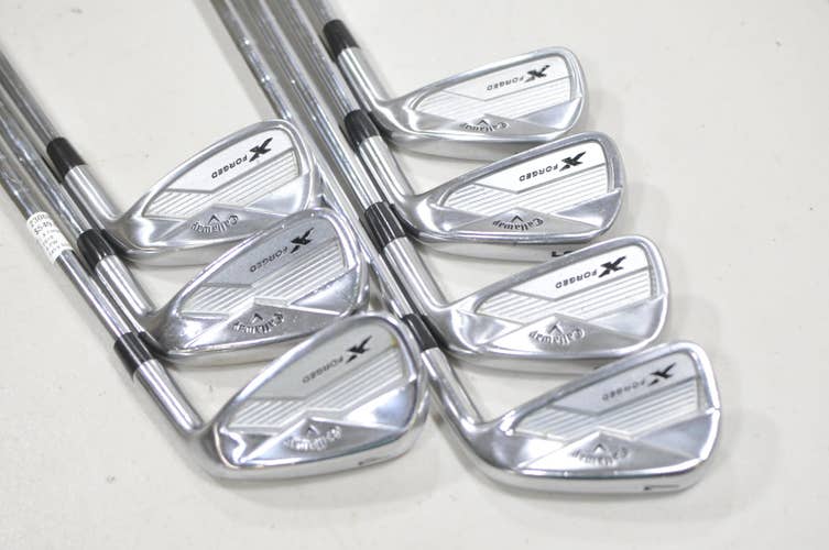 Callaway X Forged 2018 4-PW Iron Set X-Stiff Flex RH DG 105 X100 Steel #230089