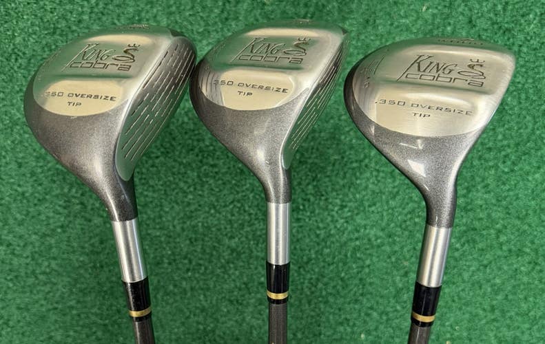 Cobra King Cobra Wood Set 3-5-7 Men's Right Hand Regular Flex Graphite Shafts